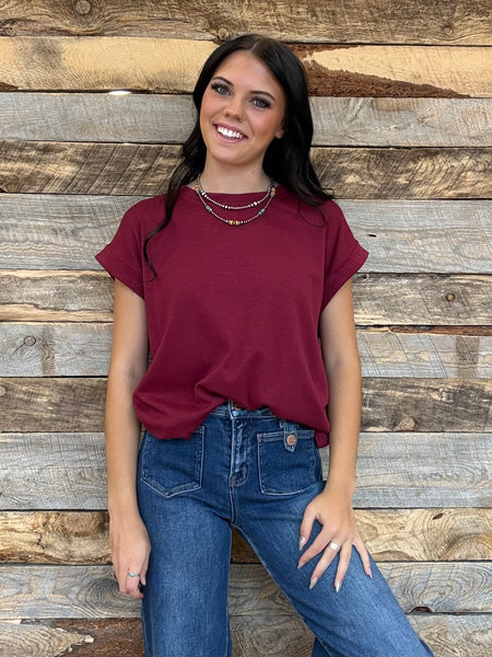 The Take It Basic Red Top