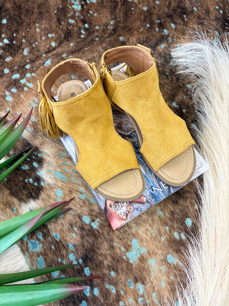 The Strong Way Mustard Sandals