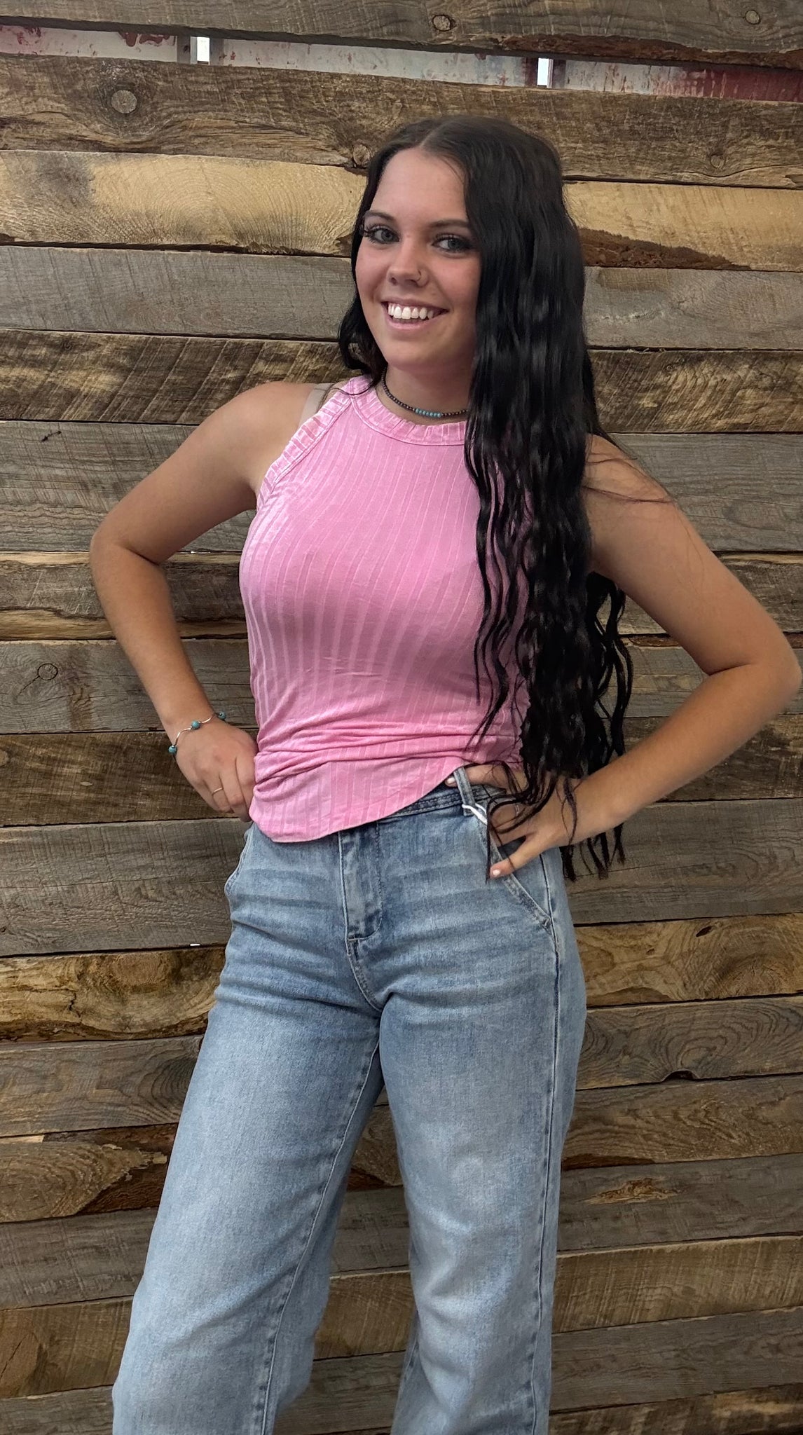 The Remember Those Candy Pink Tank Top