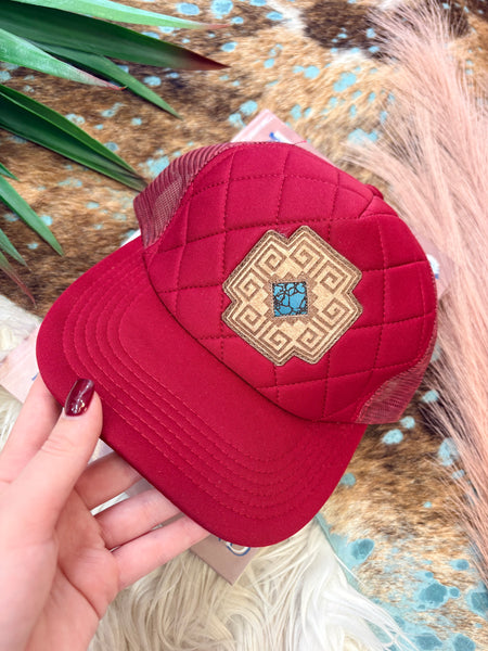 The Aztec Patch Wine Cap