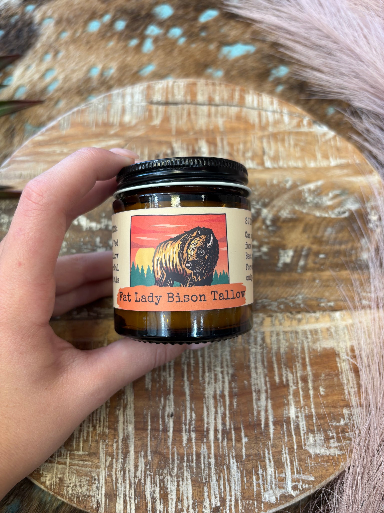 Frankincense & Wild Orange Face Fats Premium Whipped Bison Tallow