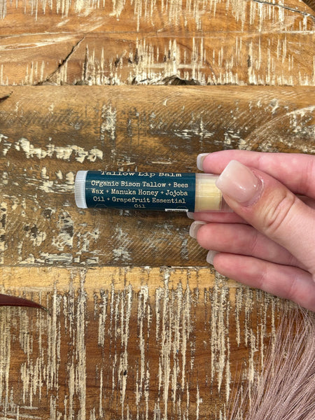 The Bison Tallow Lip Balm