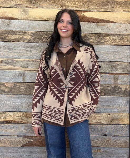 The Aztec Start Cardigan Sweater