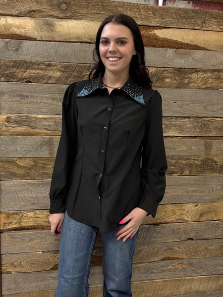 The Show Stopper Black Top Cardigan