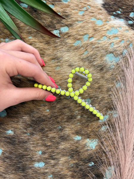 The Neon Yellow Claw Clip