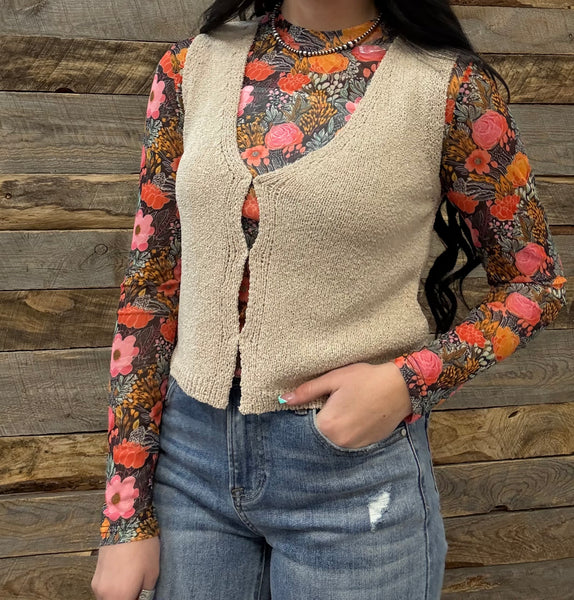 The Simple Stance Sand Beige Vest