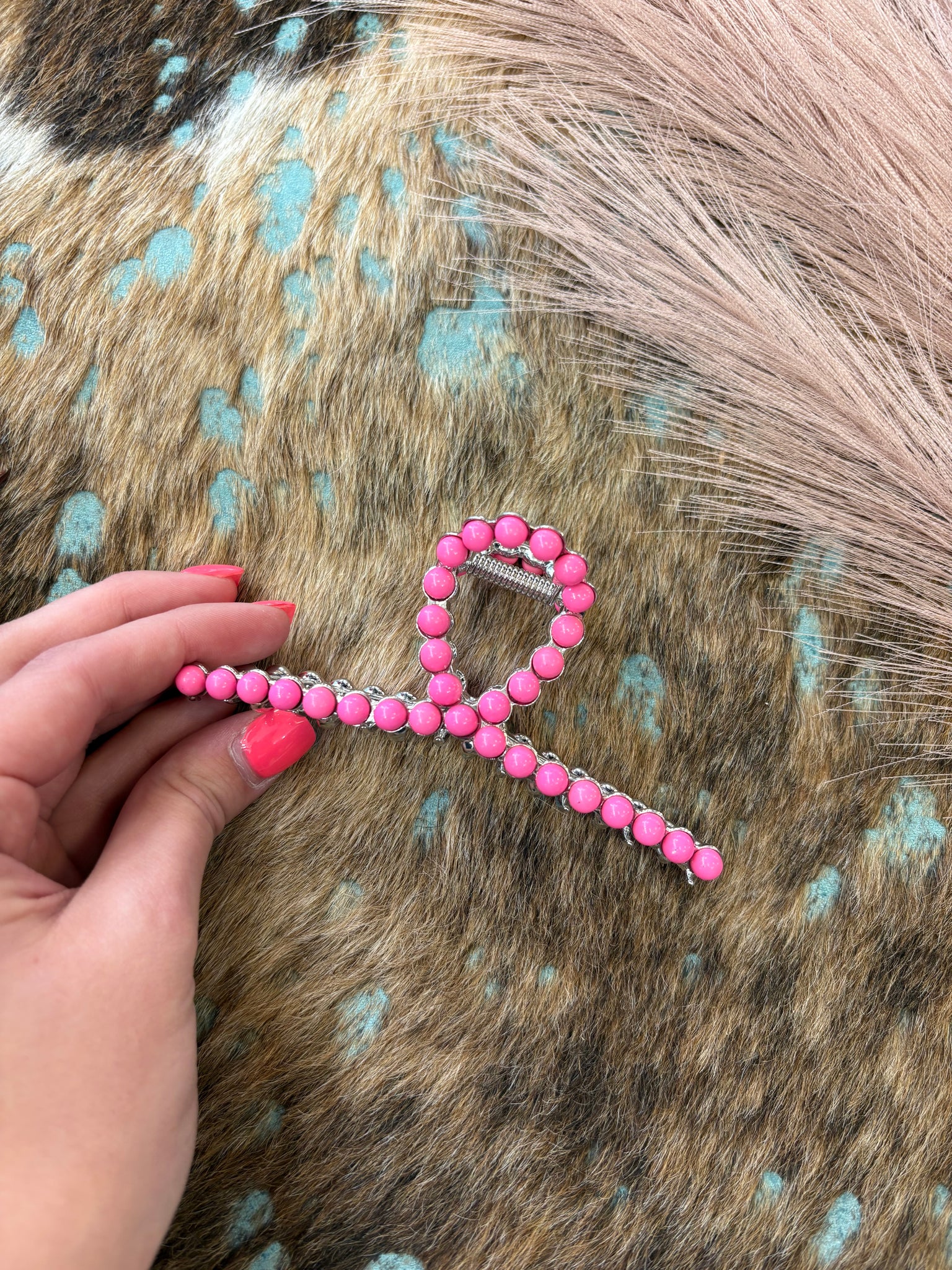 The Hot Pink Claw Clip