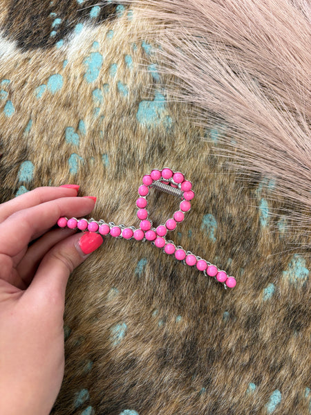 The Hot Pink Claw Clip