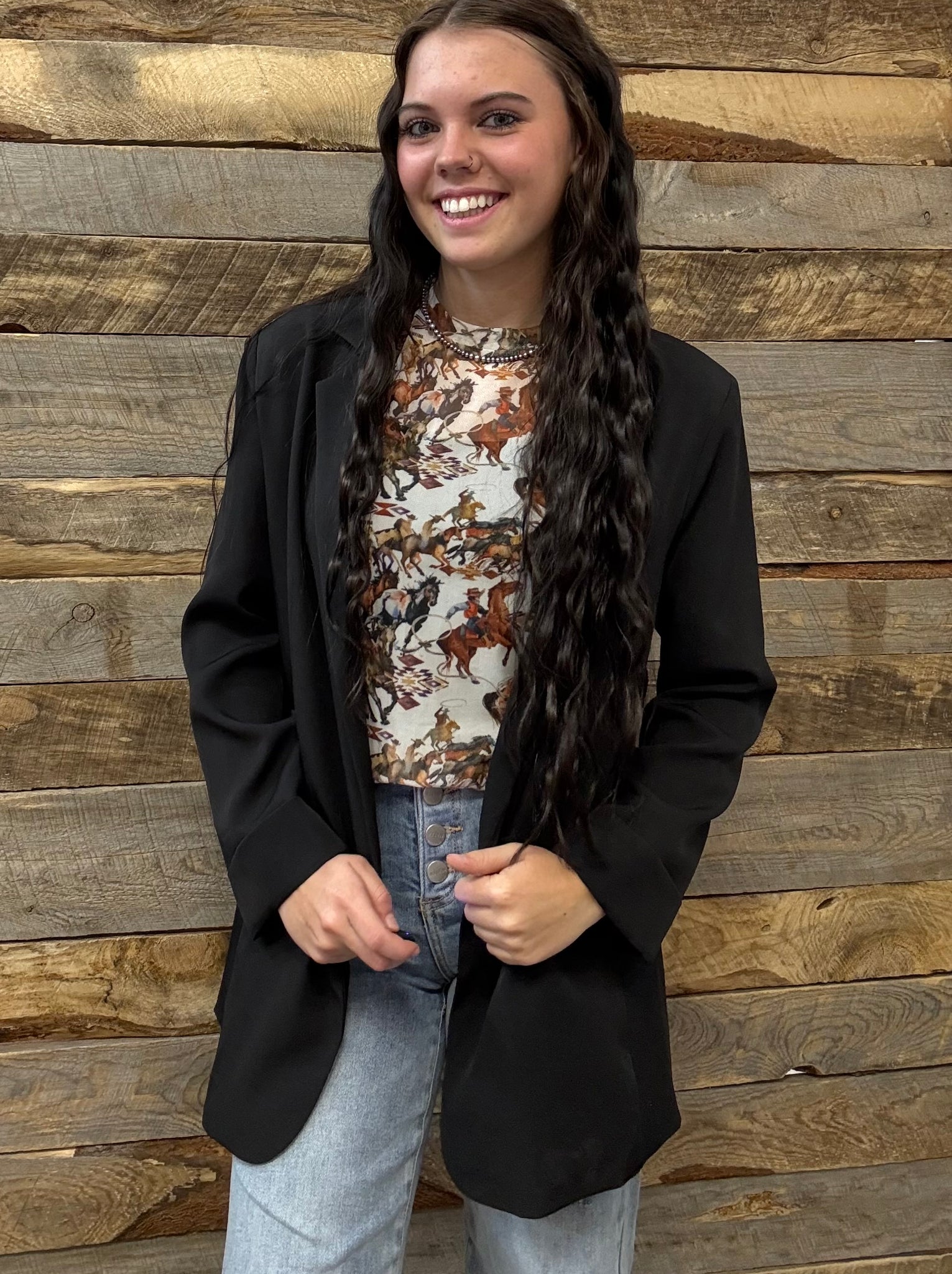 The Just Right Black Blazer