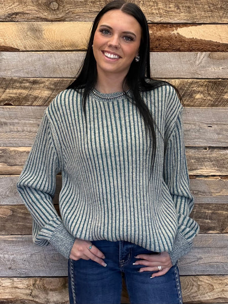 The New Way Teal Sweater