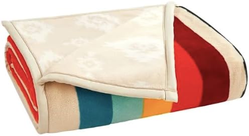 The Way There Plush Reversible Throw Blanket