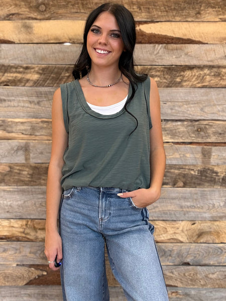 The New Way Ash Jade Tank Top