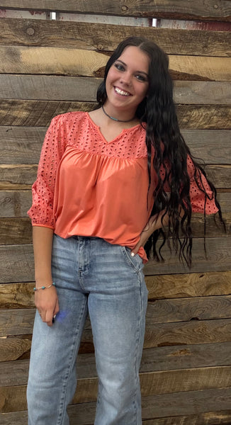 The Long Days Coral Top