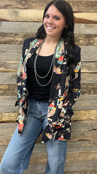 The Wagon Black Blazer