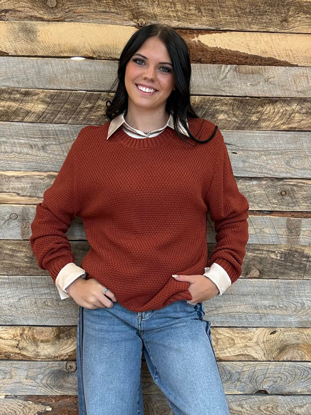 The I Went Rust Sweater
