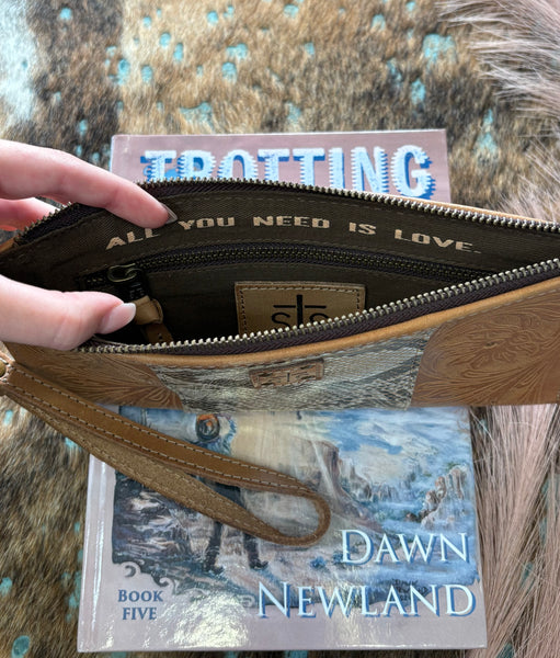 The Classic Python Clutch Wallet