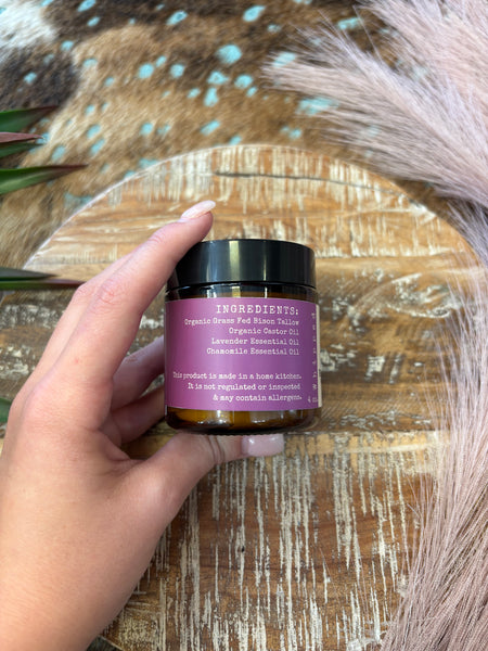 Lavender & Chamomile Face Fats Premium Whipped Bison Tallow