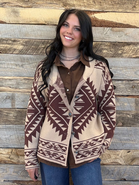 The Aztec Start Cardigan Sweater