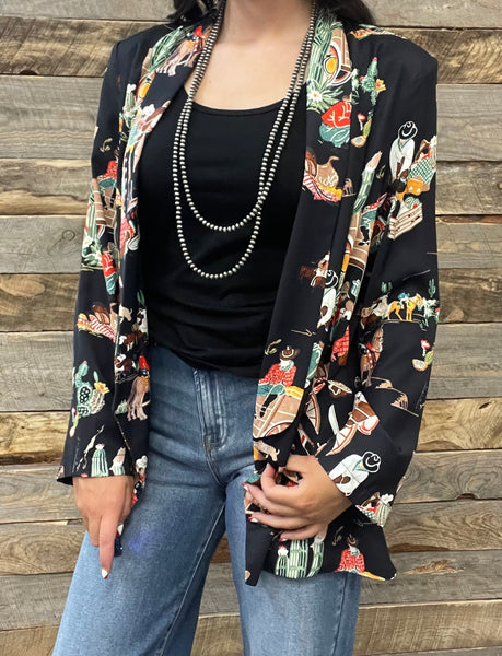 The Wagon Black Blazer