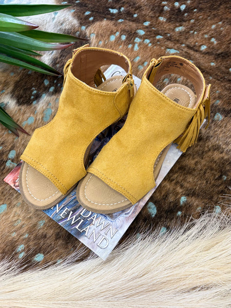 The Strong Way Mustard Sandals