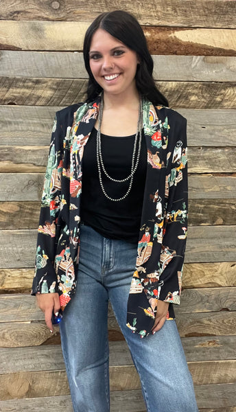 The Wagon Black Blazer