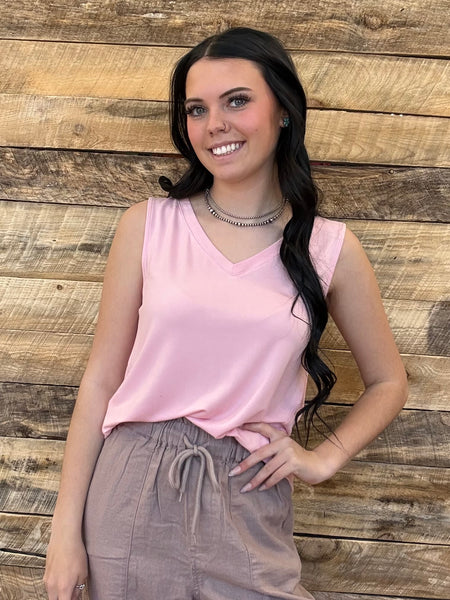 The First Day Dusty Pink Tank Top