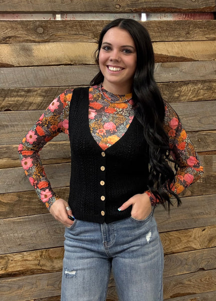 The Simple End Black Vest