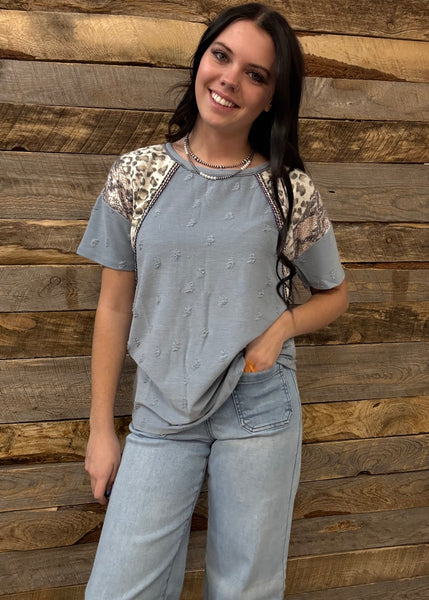 The Can't Wait For The Day Denim Top