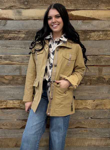 The Way To It Taupe Tan Jacket