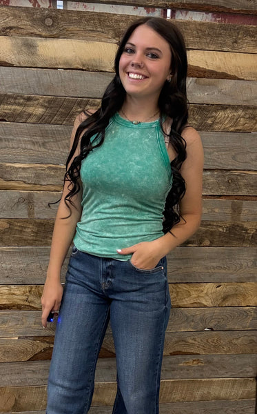 The Remember Kelly Green Tank Top