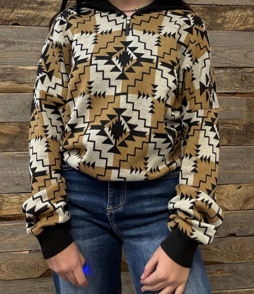 The Aztec Zip Sweatshirt