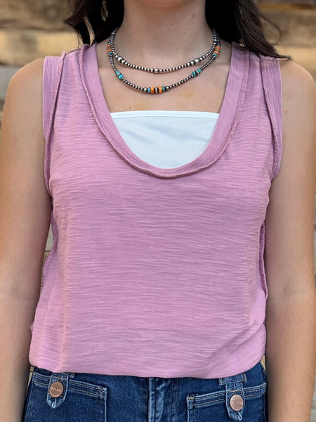 The New Way Light Rose Tank Top