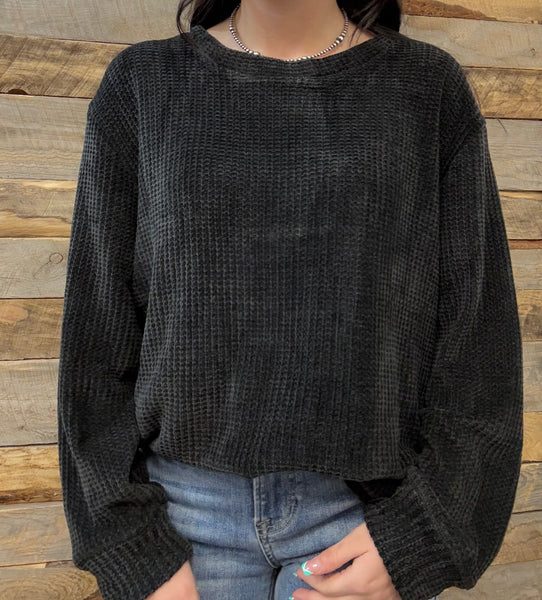 The Best Move Black Sweater
