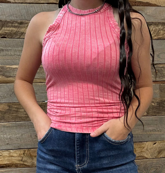 The Remember Those Fuchsia Tank Top