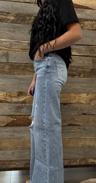 The Constance High Rise Wide Leg Jeans