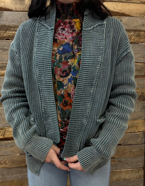 The Way There Ash Jade Sweater Cardigan