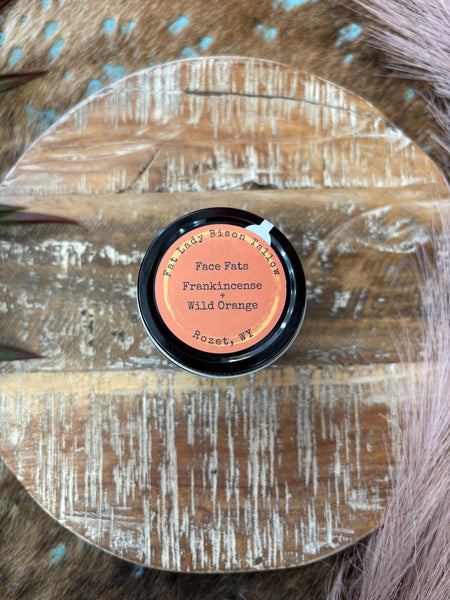 Frankincense & Wild Orange Face Fats Premium Whipped Bison Tallow