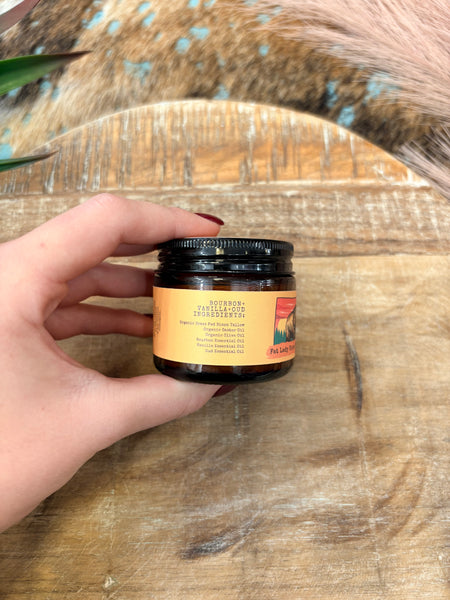 Small Bourbon, Vanilla, and Oud Premium Body Blend Whipped Bison Tallow