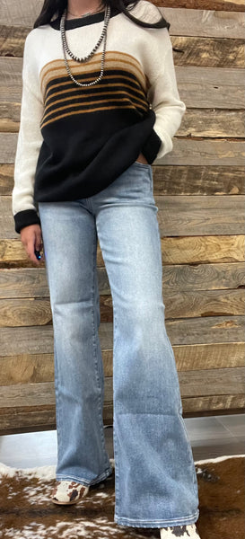 The Debra High Rise Front Yoke Jeans