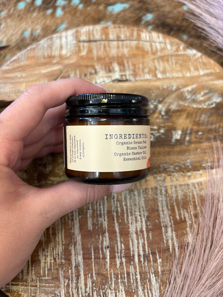 Small Sweet Tobacco and Teakwood Face Fats Premium Whipped Bison Tallow