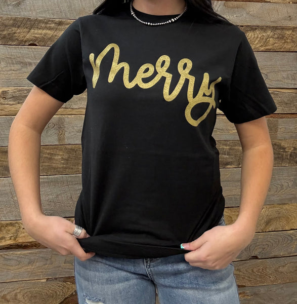 The Merry Black Tee