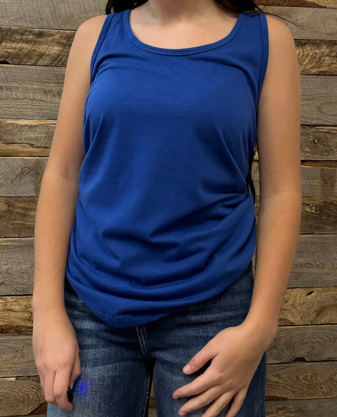 The Basic Blue Tank Top