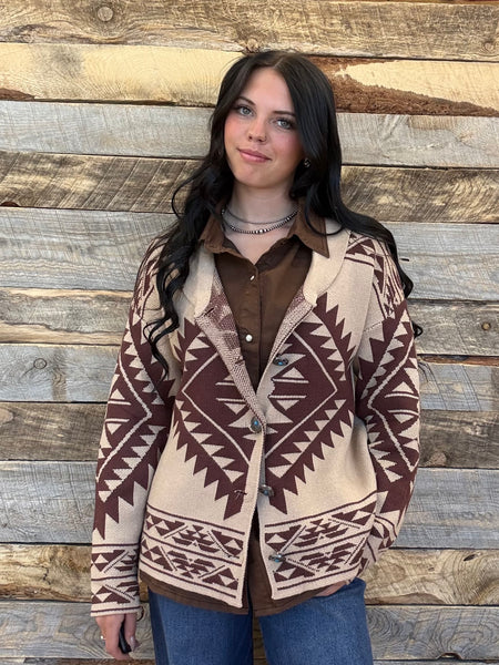 The Aztec Start Cardigan Sweater