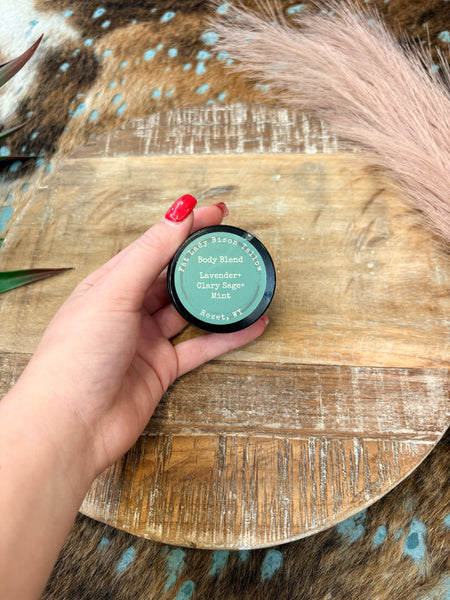 The Medium Lavender, Clary Sage, and Mint Body Blend Premium Whipped Bison Tallow