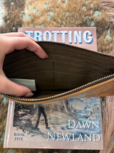 The Classic Python Clutch Wallet