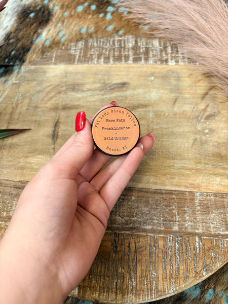 The Sample Frankincense and Wild Orange Face Fats Tallow