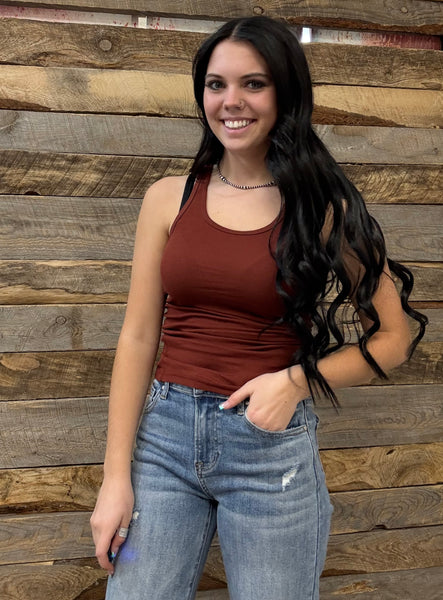 The Best Basic Rust Tank Top