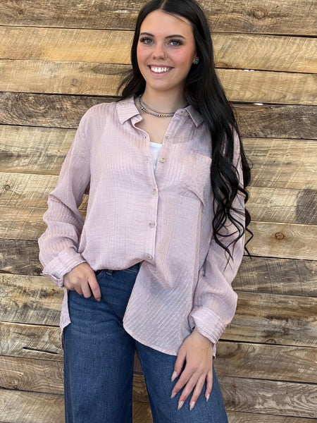 The My Way Light Lavender Top