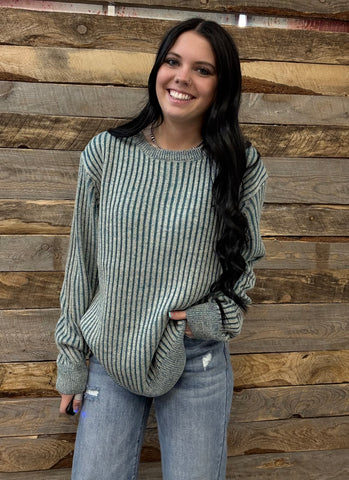 The New Way Teal Sweater