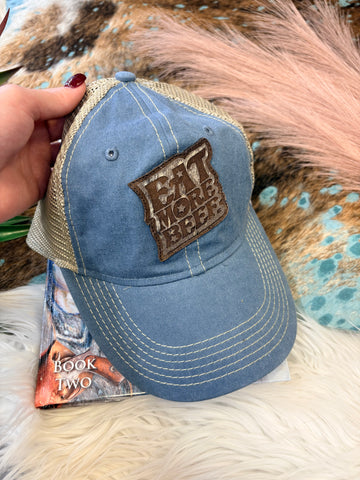 The Eat More Beef Blue Cap